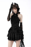 Gothic shredded spider neck tie ACK137