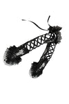 Gothic lace up lacey gloves AGL007 - Gothlolibeauty