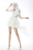 Women white romantic veil AHW009