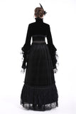 Gorgeous gothic horn sleeve velvet capelet BW049 - Gothlolibeauty