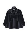 DARK IN LOVE Elegant gothic pattern collar velvet cape BW050 - Gothlolibeauty