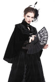 DARK IN LOVE Elegant gothic pattern collar velvet cape BW050 - Gothlolibeauty