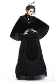 DARK IN LOVE Elegant gothic pattern collar velvet cape BW050 - Gothlolibeauty