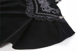 DARK IN LOVE Elegant gothic pattern collar velvet cape BW050 - Gothlolibeauty