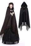 Gothic long cape gothic hooded cloak BW052 - Gothlolibeauty