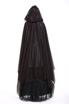 Gothic long cape gothic hooded cloak BW052 - Gothlolibeauty