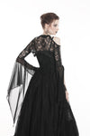 Gothic lace cape with sexy hollow BW059 - Gothlolibeauty