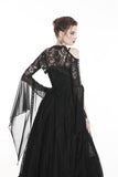 Gothic lace cape with sexy hollow BW059 - Gothlolibeauty