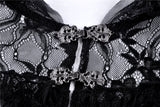 Gothic gorgeous lace hooded cape BW061 - Gothlolibeauty