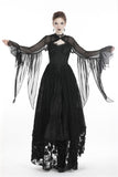 Gothic witch mesh hooded cape BW065 - Gothlolibeauty