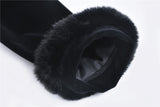 Gothic women Black fur cape  BW067 - Gothlolibeauty