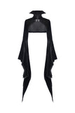 Gothic women velvet Black vampire cape with bat big sleeves BW069 - Gothlolibeauty