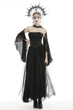 Gorgeous tulle big sleeves halter gothic cape BW080