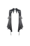 Women's devil crackle neck long sleeves cape BW087