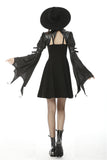 Women's devil crackle neck long sleeves cape BW087