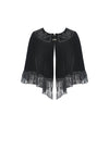 Gothic court velvet lapel cape BW088