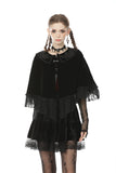 Gothic court velvet lapel cape BW088