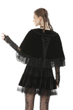 Gothic court velvet lapel cape BW088