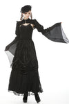 Gothic lolita shiny puff sleeve cape BW090