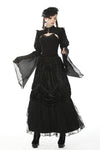 Gothic lolita shiny puff sleeve cape BW090