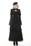 Gothic lolita shiny puff sleeve cape BW090