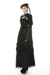 Gothic lolita shiny puff sleeve cape BW090