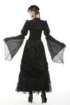 Gothic lolita shiny puff sleeve cape BW090