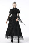 Gothic retro ruffle neck puff-lace-sleeves cape BW091