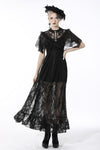 Gothic sexy ruffle trim lace cape BW094