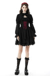 Gothic lolita bishop sleeve jacquard cape BW100