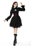 Gothic lolita bishop sleeve jacquard cape BW100