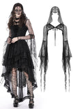 Gothic sexy spider exaggerated sleeves hooded cape BW113