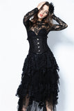 Gothic four buttons corset CW023 - Gothlolibeauty