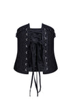 Gothic four buttons corset CW023 - Gothlolibeauty