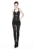 Gothic decorative pattern corset with rope on certral front design CW027 - Gothlolibeauty