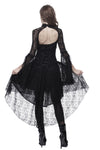 Gothic lace sexy dress with cat ear shape on top DW139 - Gothlolibeauty