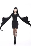 Gothic super bat sleeve holloween costumes dress DW202 - Gothlolibeauty