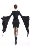 Gothic super bat sleeve holloween costumes dress DW202 - Gothlolibeauty