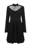 Spiderweb hearted punk dress DW237 - Gothlolibeauty