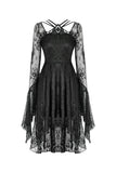 Gothic lady lacey cocktail dress DW343 - Gothlolibeauty