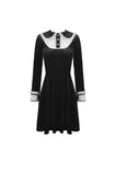 Gothic lolita doll collar velvet dress  DW432