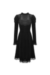 Gothic doll puff sleeves velvet dress DW447