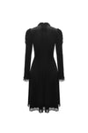 Gothic doll puff sleeves velvet dress DW447