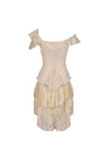 Steampunk irreqular frilly lace dress DW451