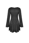 Goth cross white doll collar dress DW453