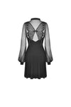 Gothic sexy butterfly mesh dress DW455