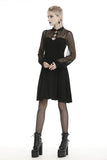 Gothic sexy butterfly mesh dress DW455