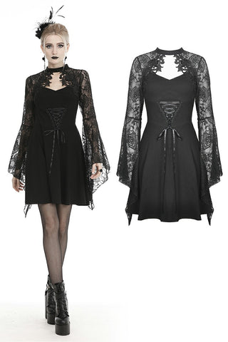 Gothic lace up doll dress DW461