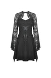 Gothic lace up doll dress DW461