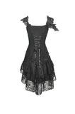 Gothic ghost irreqular frilly dress DW466